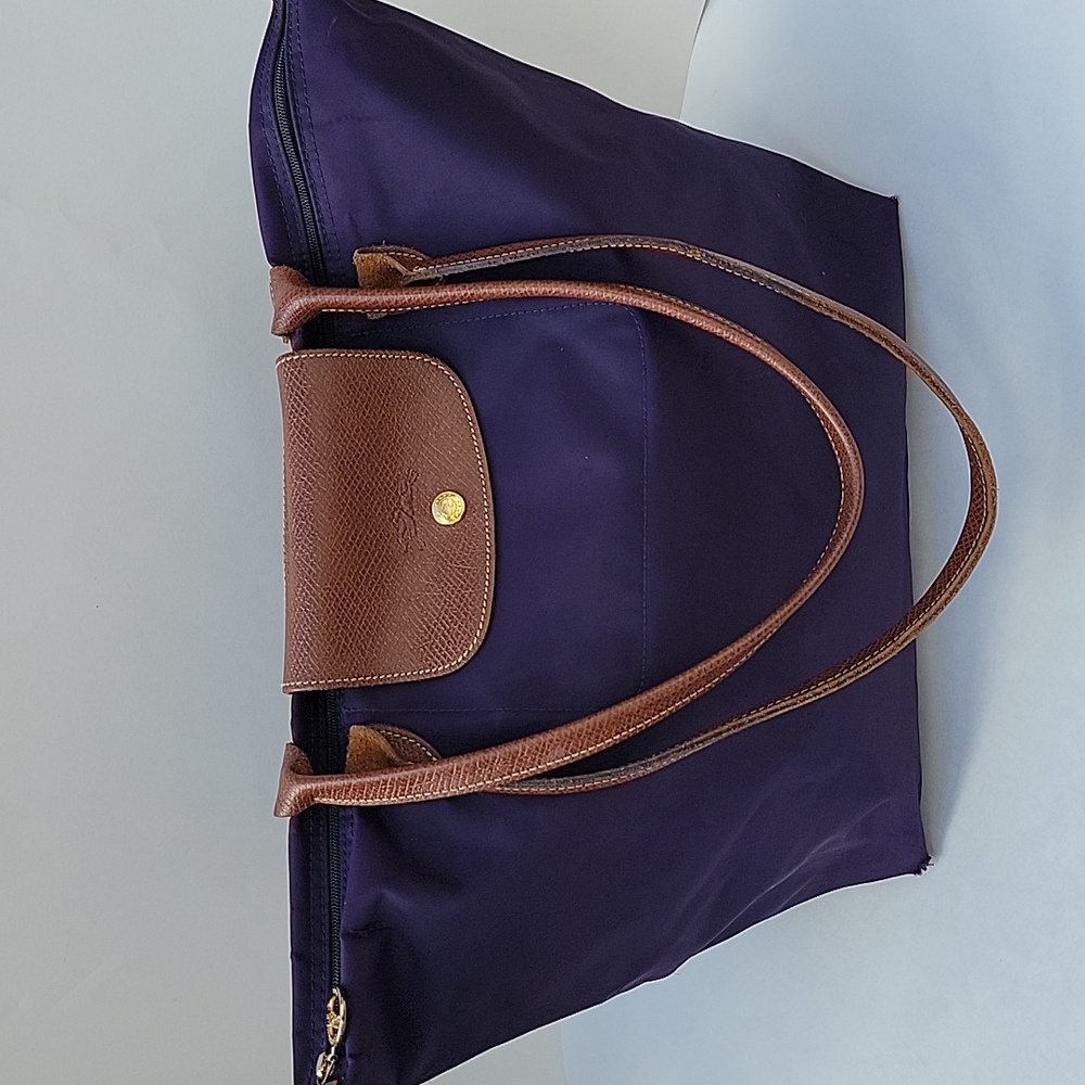 Longchamp Le Pliage Nylin Purple Tote Bag